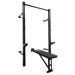 Wandmontiertes klappbares Wall Rack mit Hantelbank