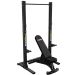 Squat Rack Set mit verstellbarer Hantelbank in Schwarz – stabile Kraftstation für Bankdrücken und Kniebeugen
