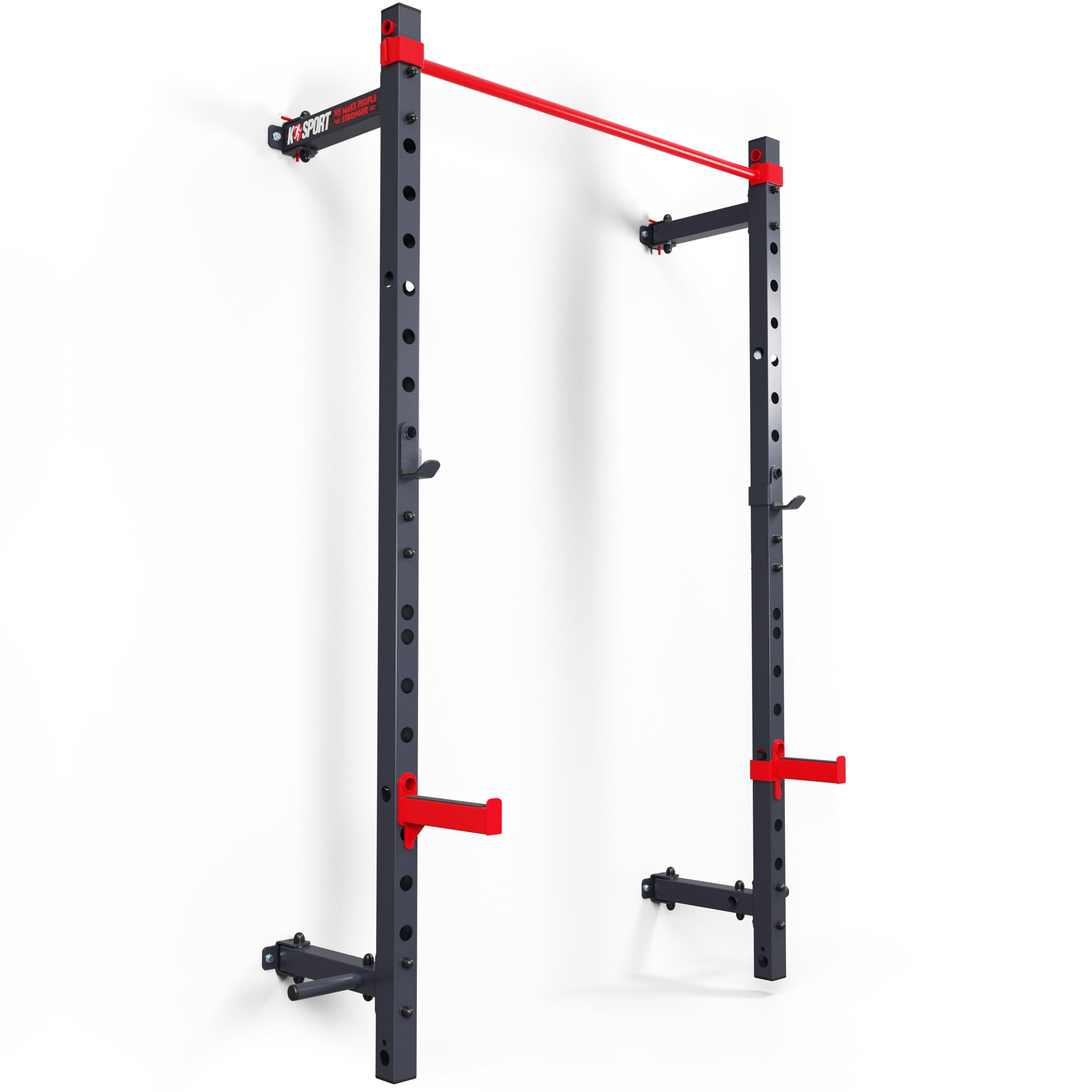 Faltbares Half Rack zur Wandmontage