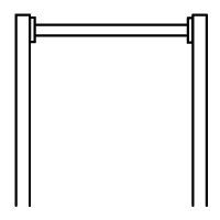 Klimmzugstange-Icon: Robuste Klimmzugstange für vielseitiges Training