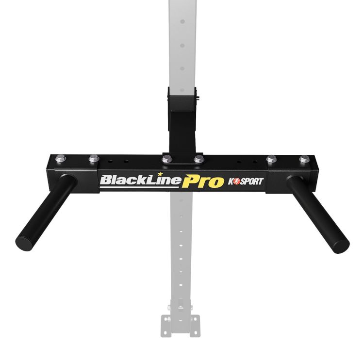 Dip Barren für Power Rack mit breitem Griffabstand und stabiler Befestigung am Rack