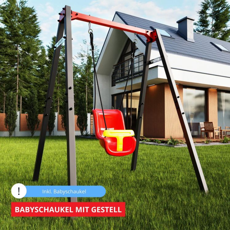 Babyschaukel von K-Sport mit Gestell, perfekt für Kleinkinder und vielseitige Aktivitäten im Garten