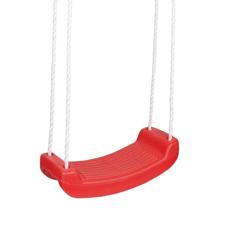 Rote Brettschaukel