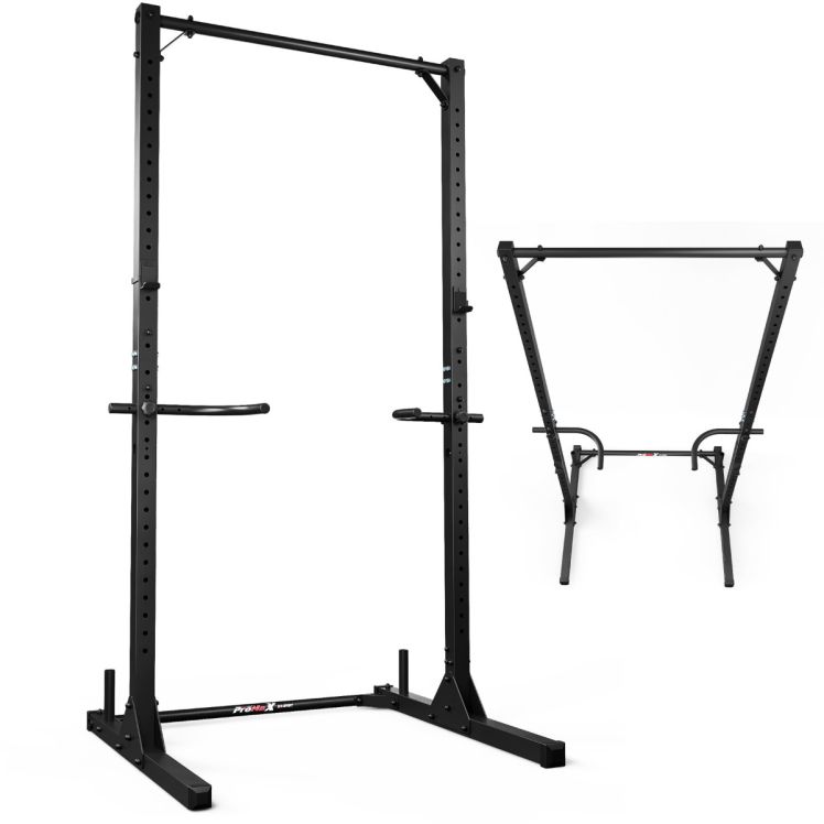K-Sport Half Rack mit Klimmzugstange und Dip-Barren