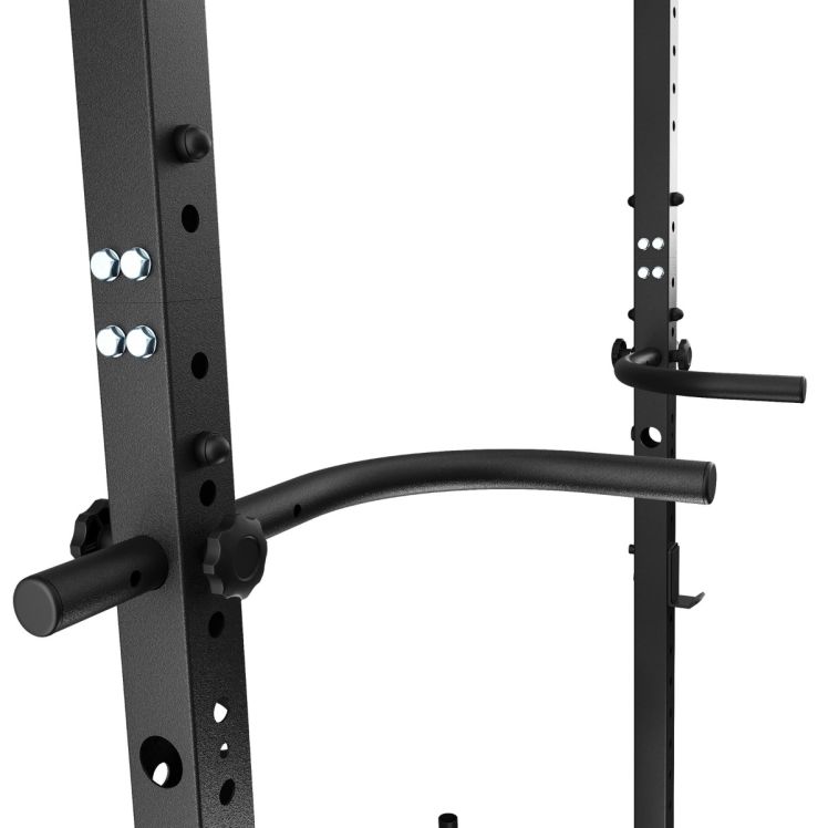 Dip-Barren und Befestigung am Half Rack