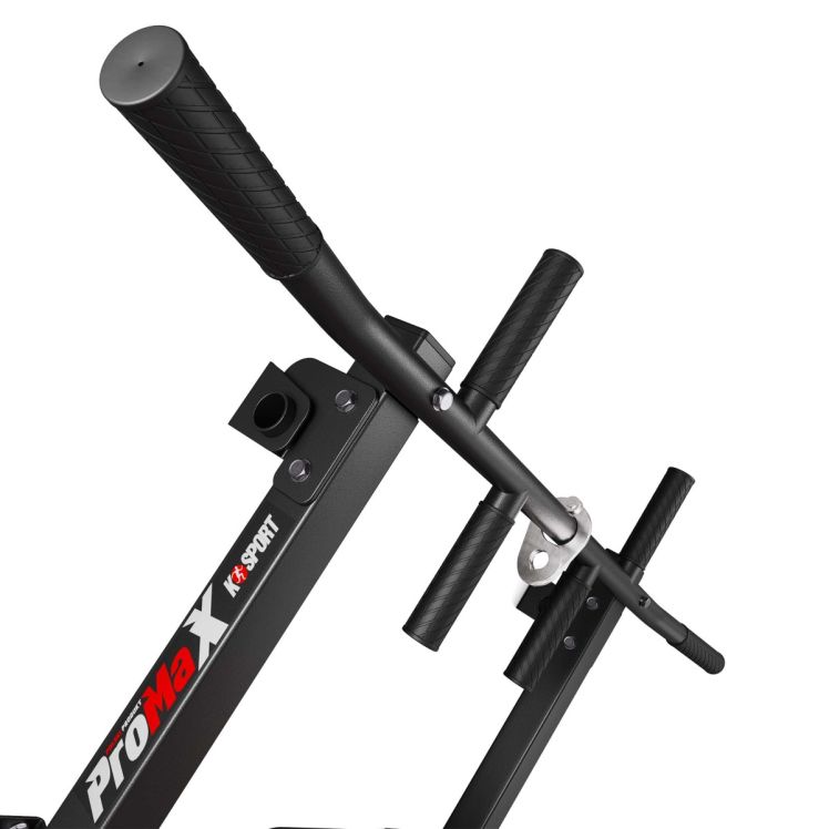 Detailansicht der Multi-Grip-Klimmzugstange mit rutschfesten Griffen für sicheres Training