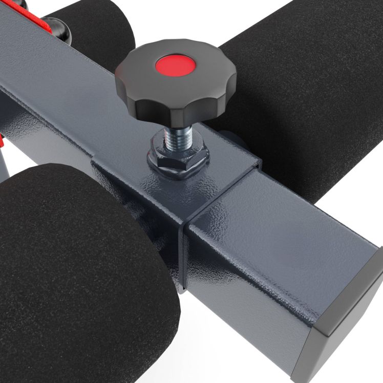 Verstellschraube am Beincurler