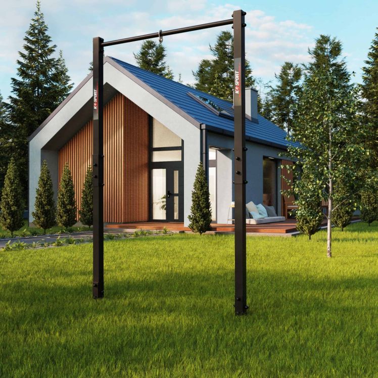 Hochwertige K-Sport Klimmzugstation für Calisthenics und Eigengewichtstraining im Garten