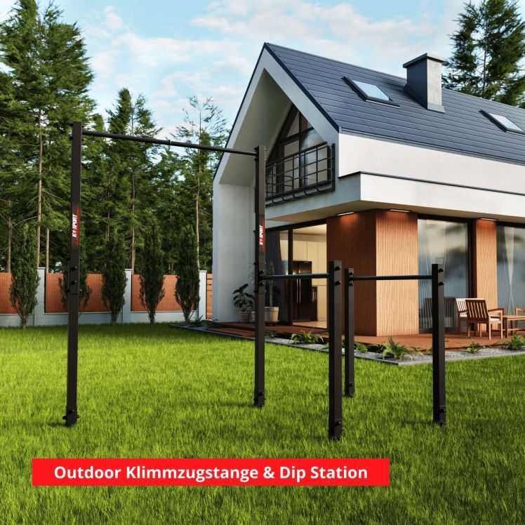 Outdoor Reck mit Garten Klimmzugstange