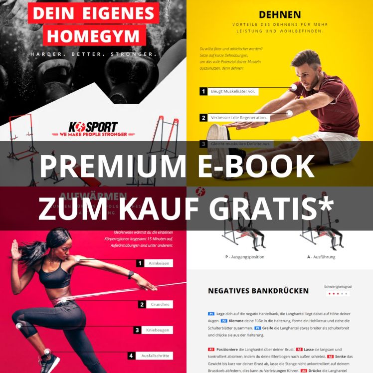 Freistehende Klimmzugstange höhenverstellbar - Premium E-Book