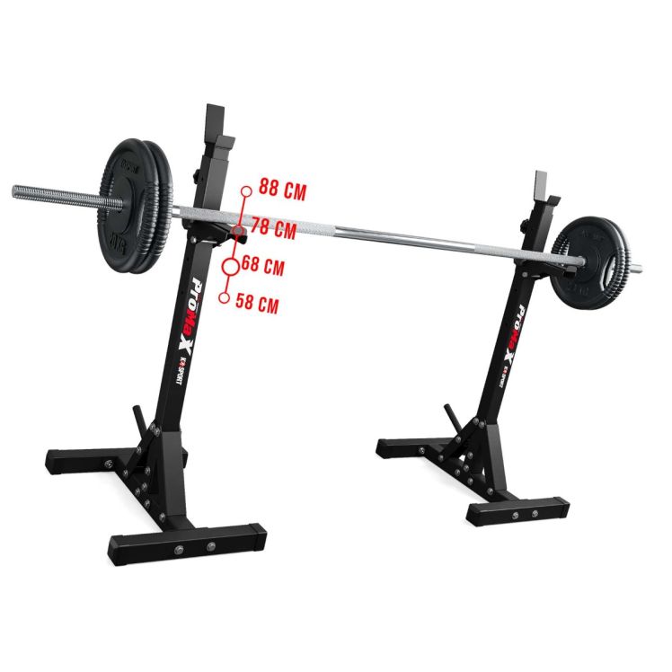 Verstellbares K-Sport Hantel Rack mit Gewichtsscheiben