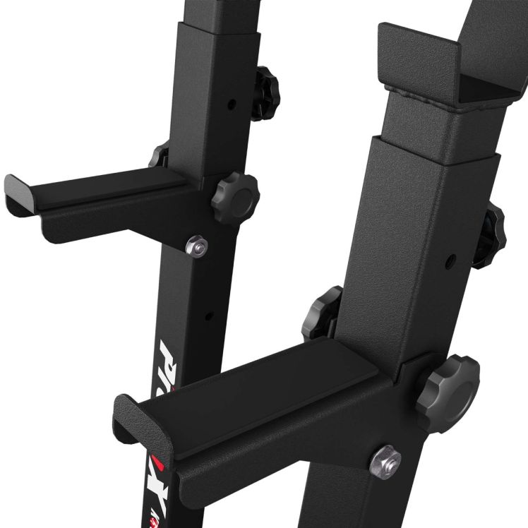 Detailansicht der Markierung auf dem K-Sport Hantel Rack