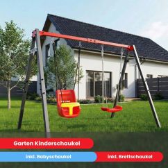 Garten Kinderschaukel mit Brett- und Babyschaukel