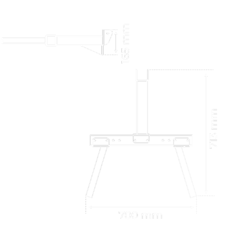 Technischen Daten - Dip Griffe für Rack & Power Rack