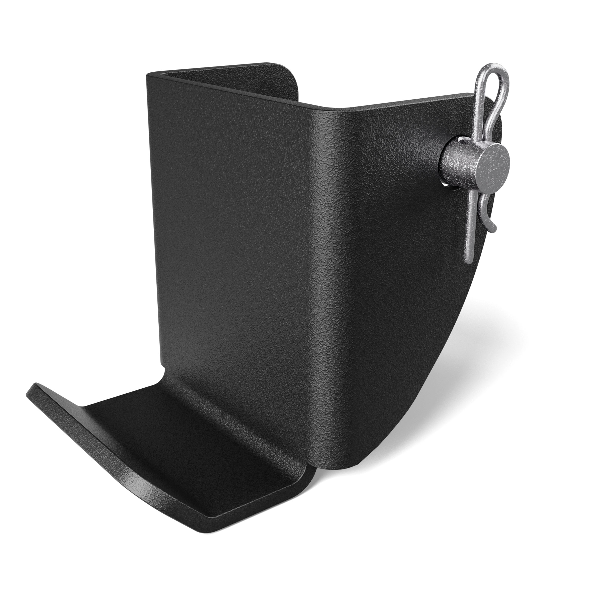 Massive Hantelablage für Black Line Pro Rack aus langlebigem Stahl für schwere Langhanteln