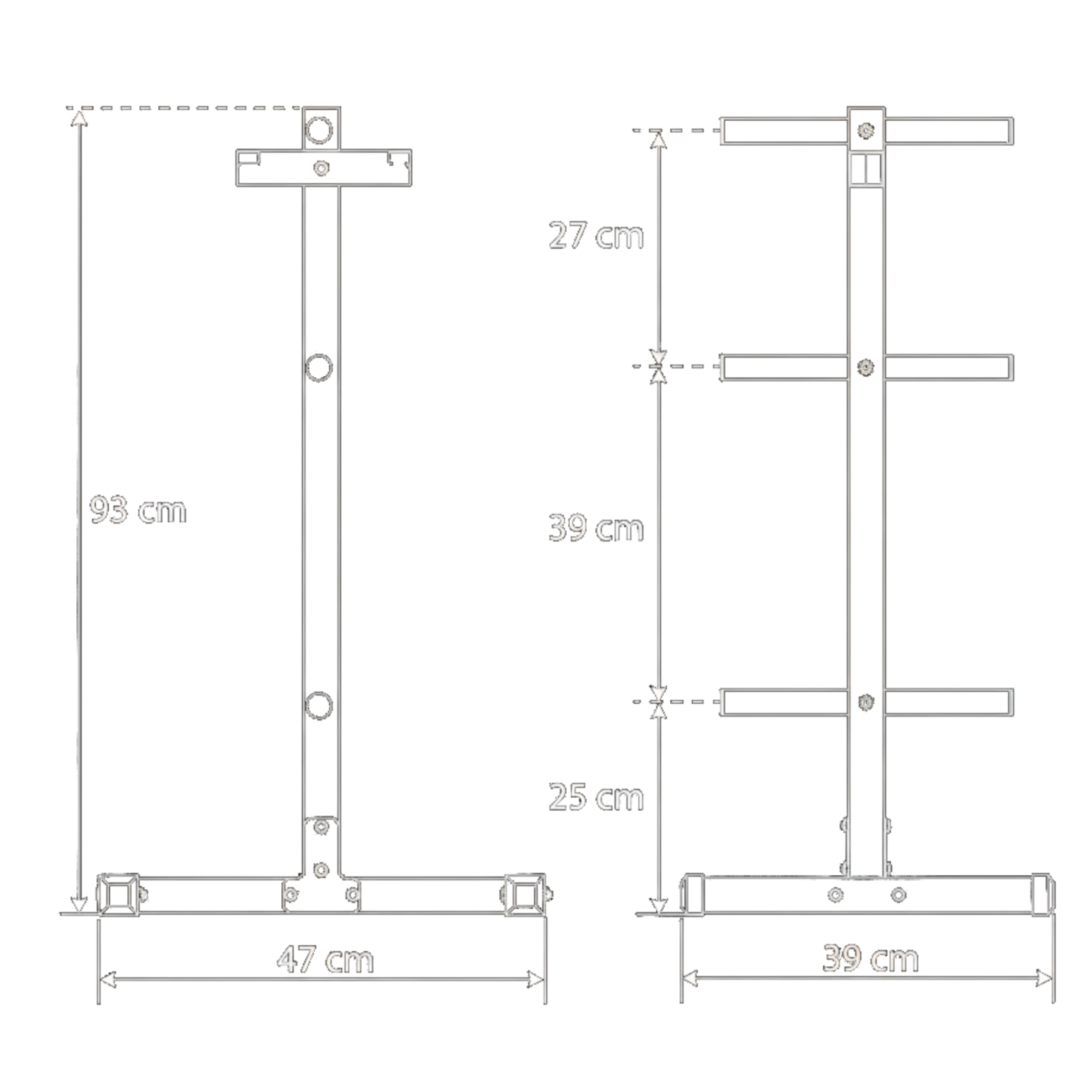 Technischen Daten - Hantelständer-Turm