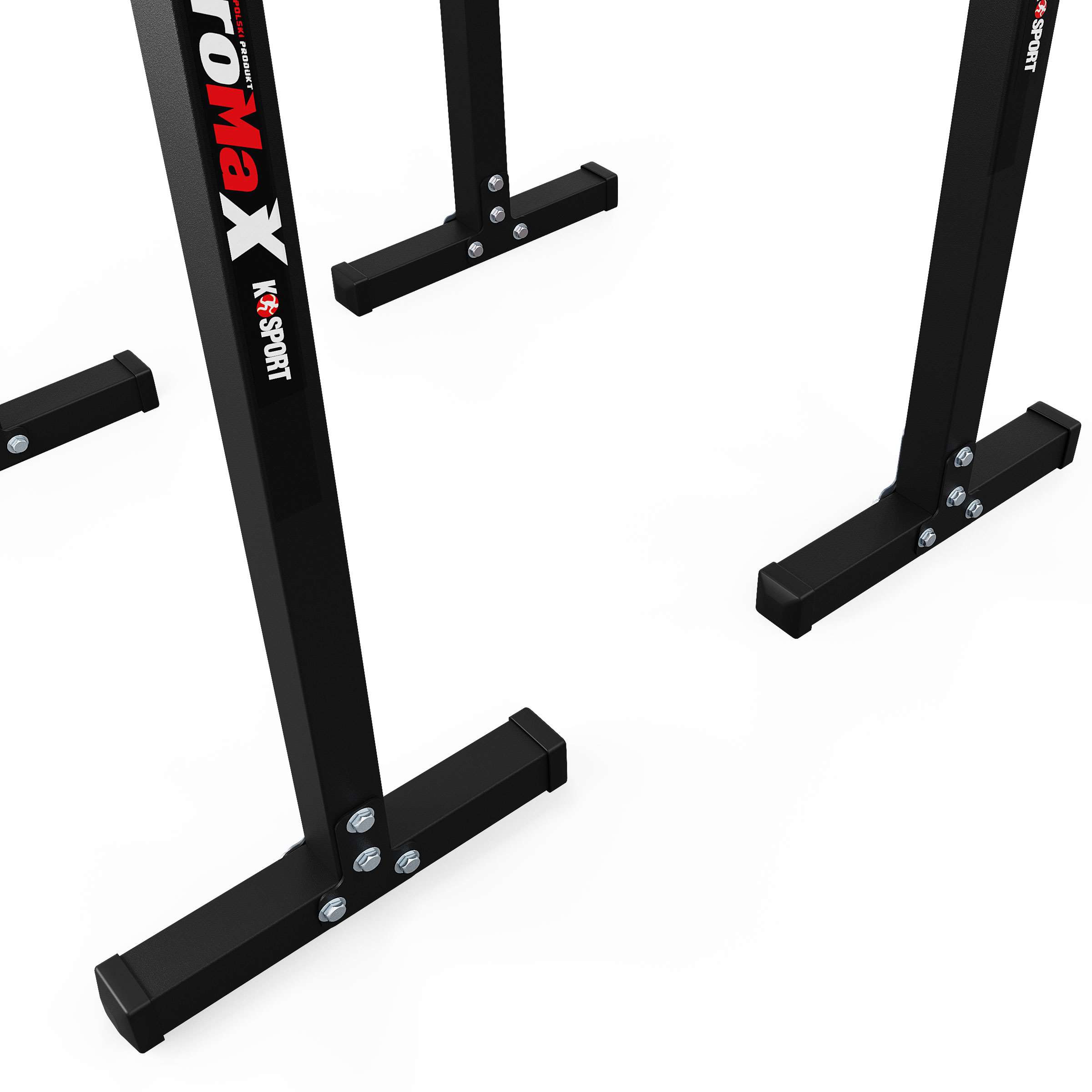 Ansicht der Standfüße der K-Sport Dip-Bar