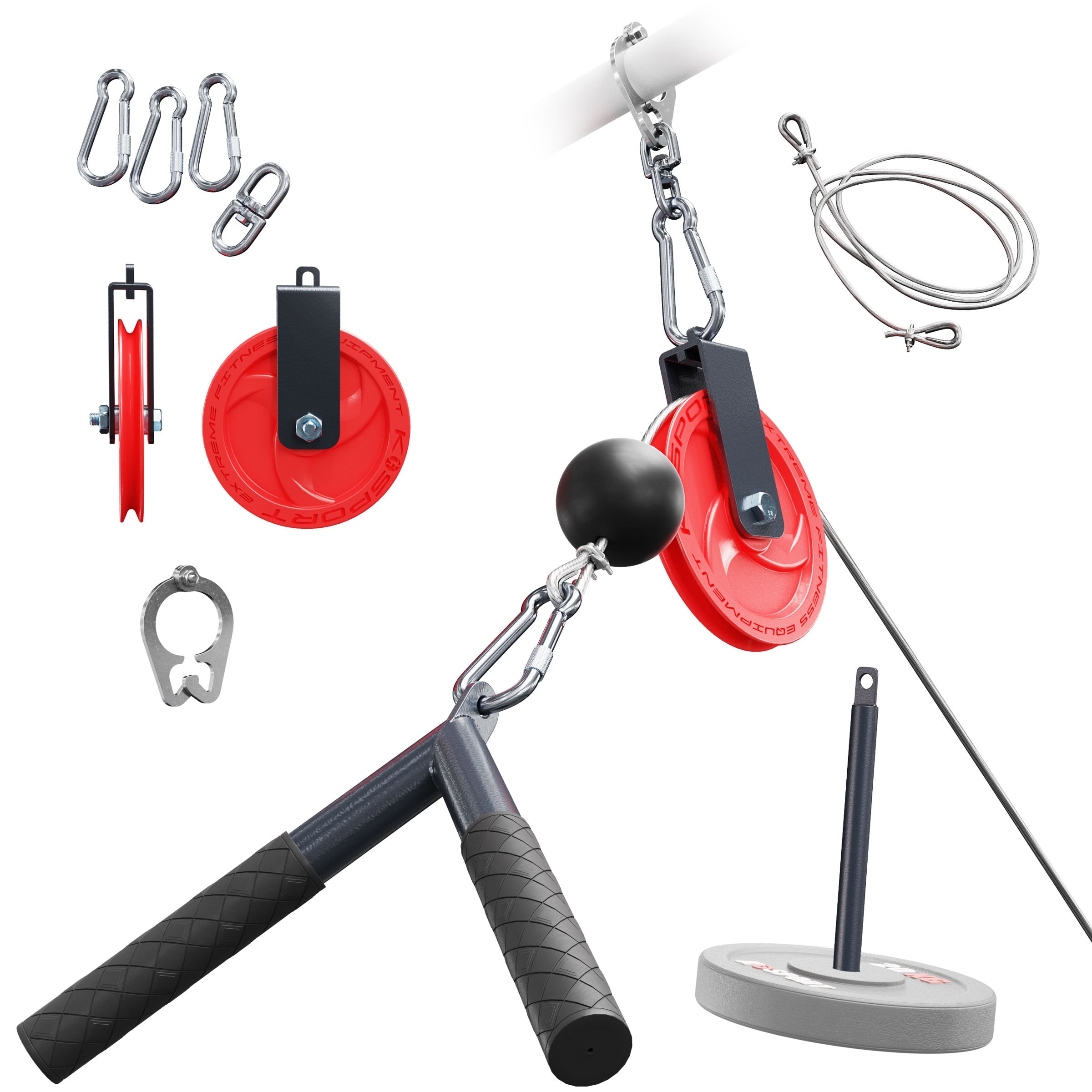 Fitness Kabelzug Teile Ansicht