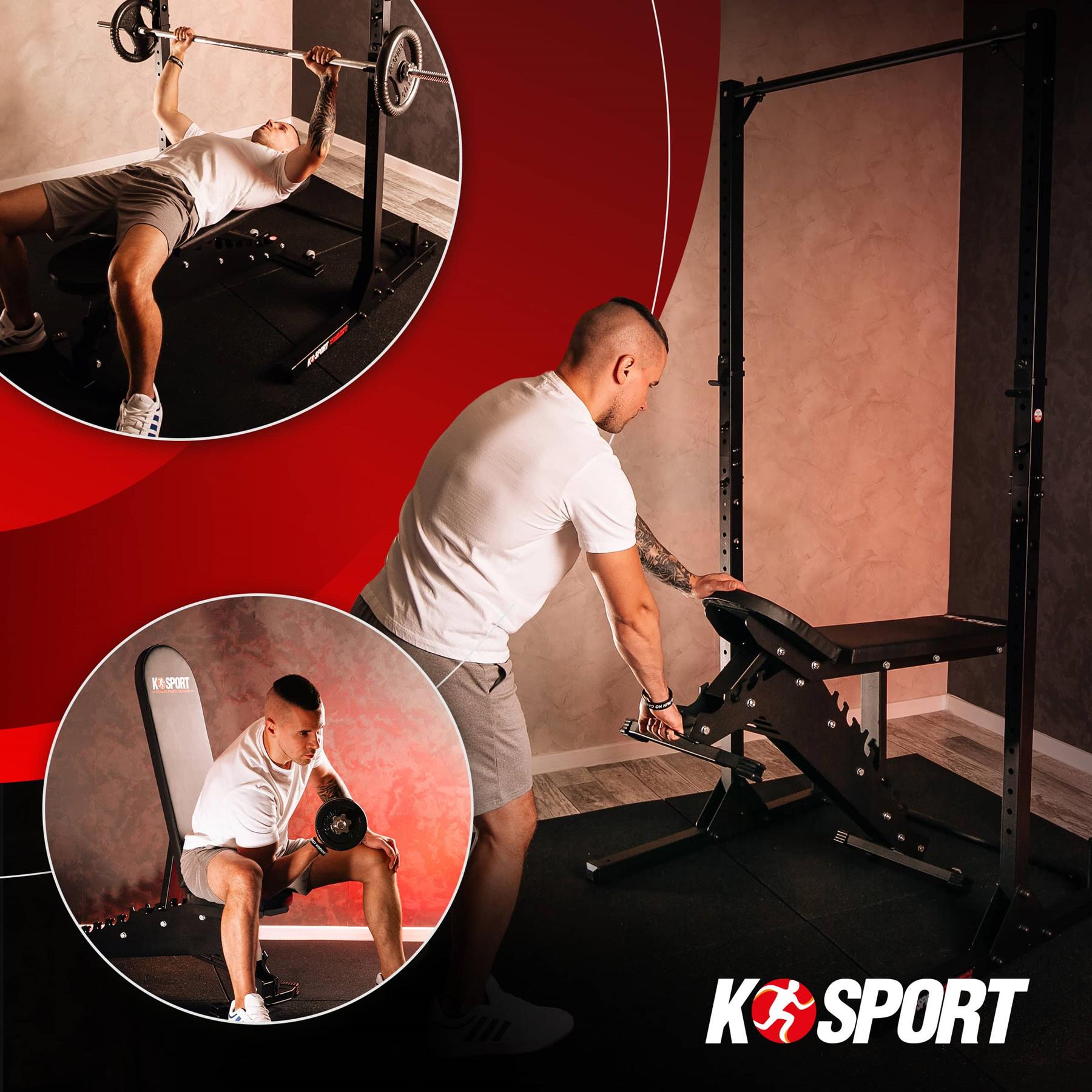 Ergonomische Trainingsbank mit gepolsterter Sitzfläche – maximaler Komfort beim Training