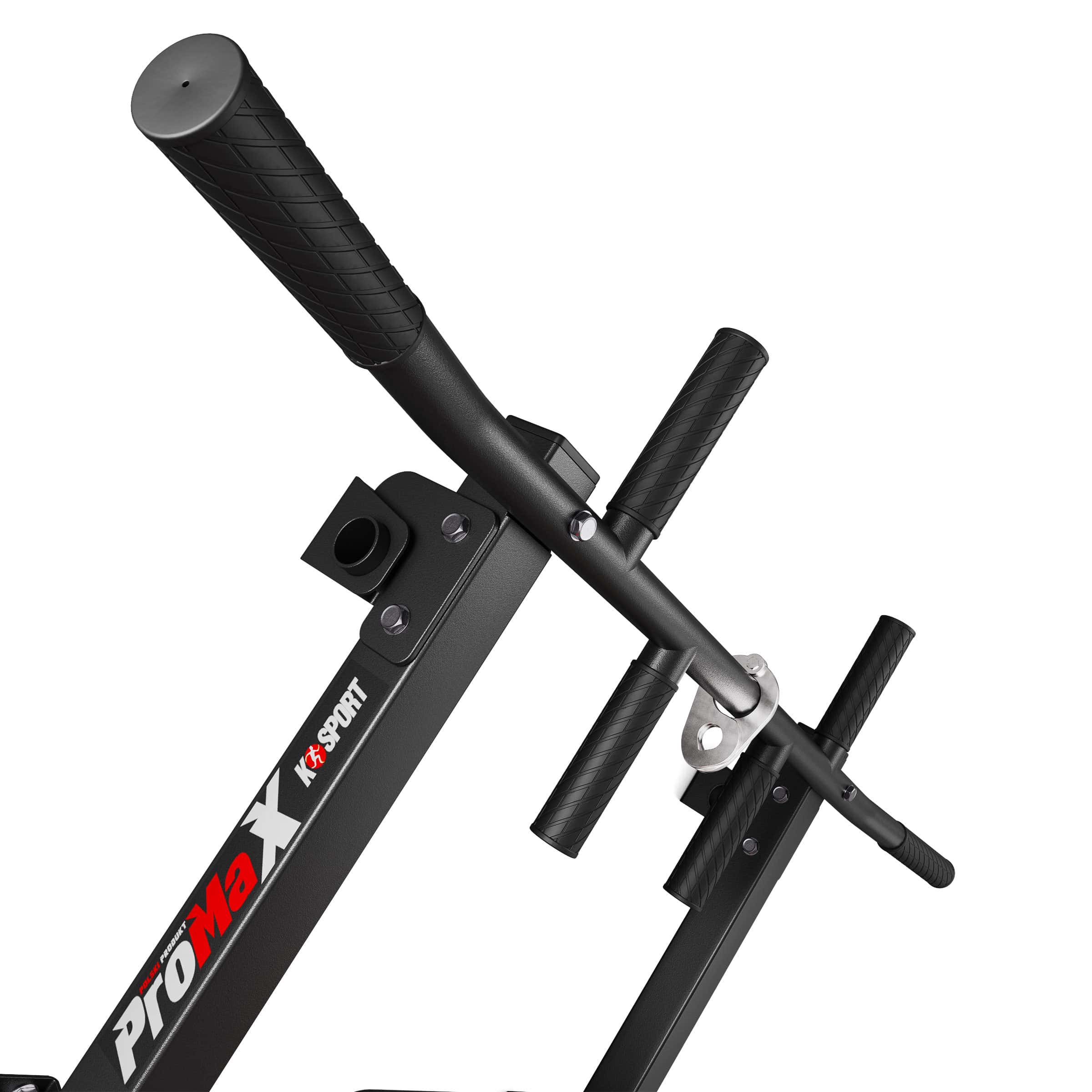 Detailansicht der Multi-Grip-Klimmzugstange mit rutschfesten Griffen für sicheres Training
