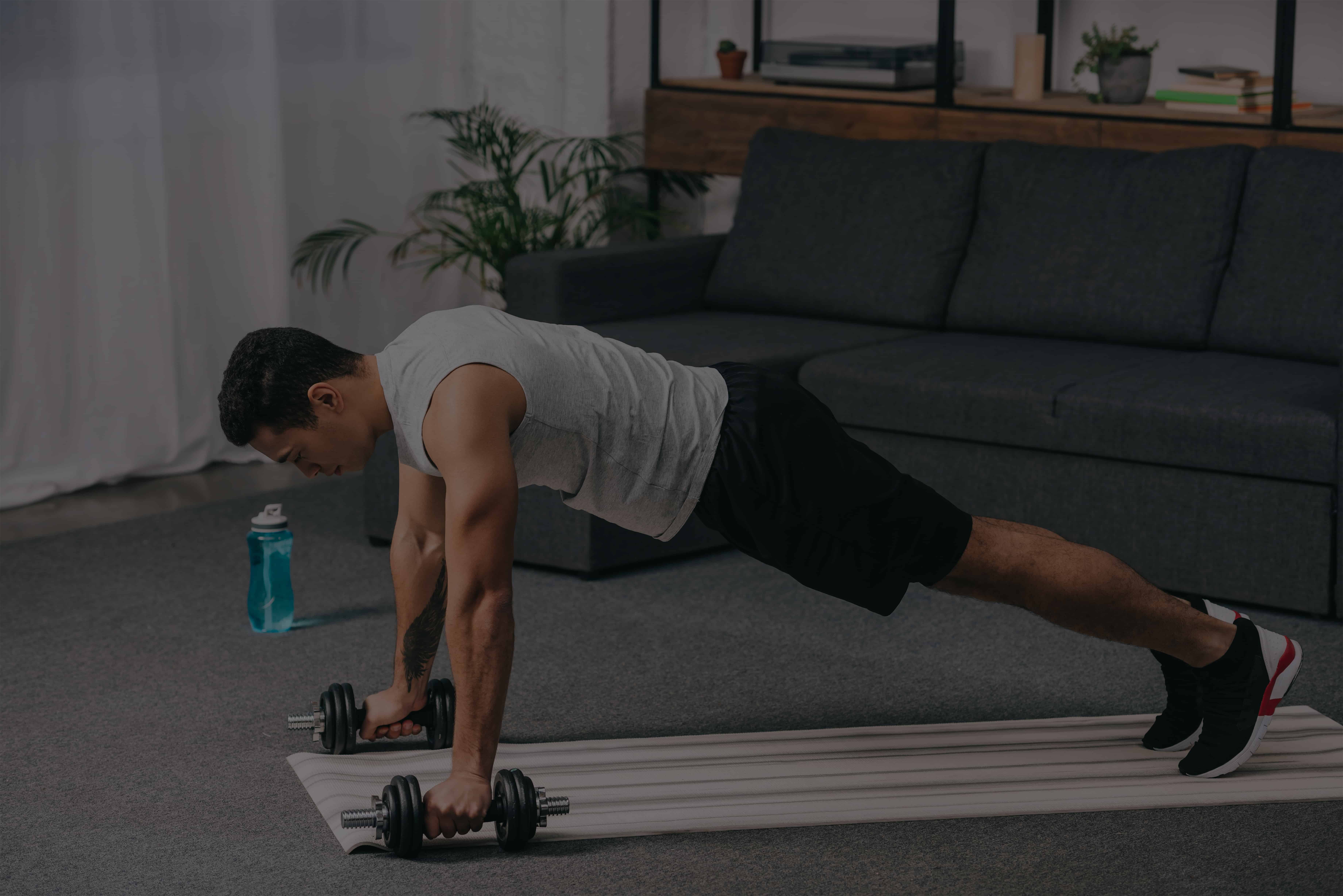 Platzsparende Fitnessgeraete fuer zu Hause 